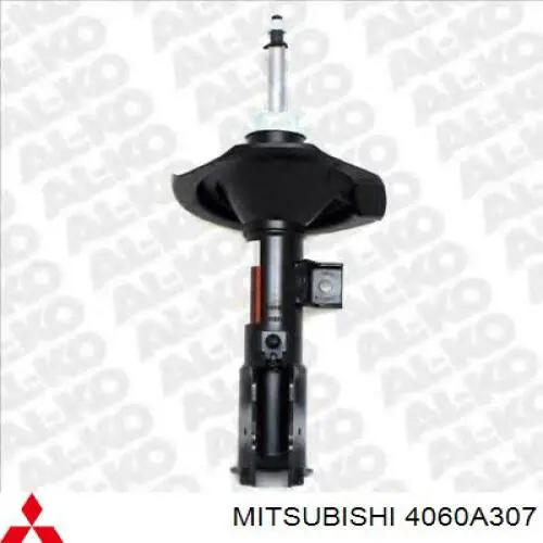 4060A307 Mitsubishi amortiguador delantero izquierdo