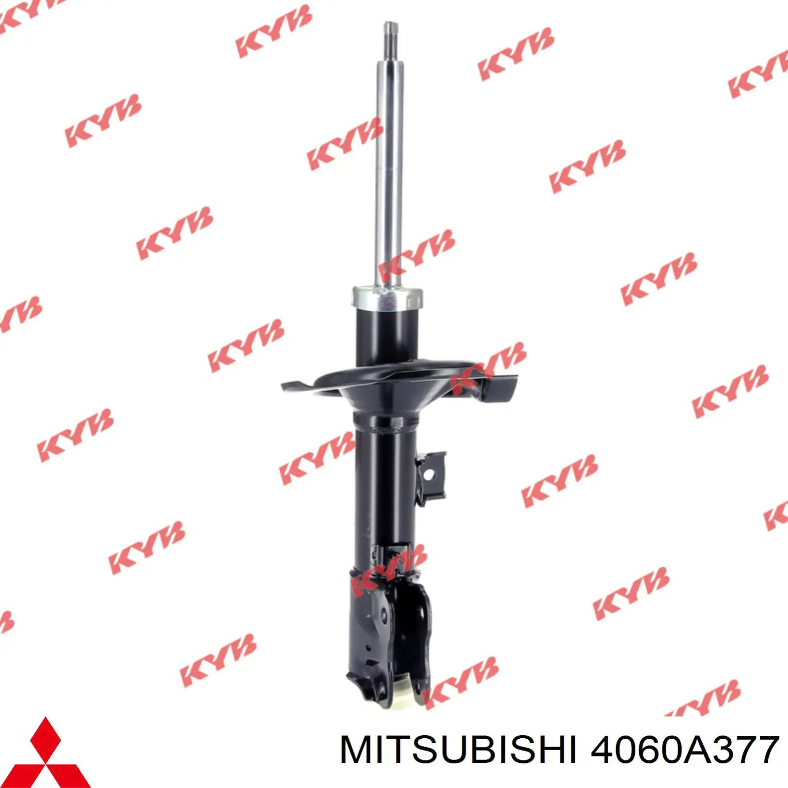 4060A377 Mitsubishi amortiguador delantero izquierdo