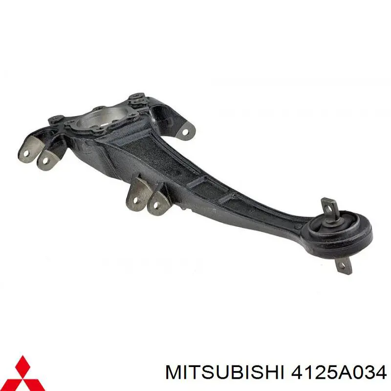 4125A034 Mitsubishi mangueta trasera derecha (suspension)