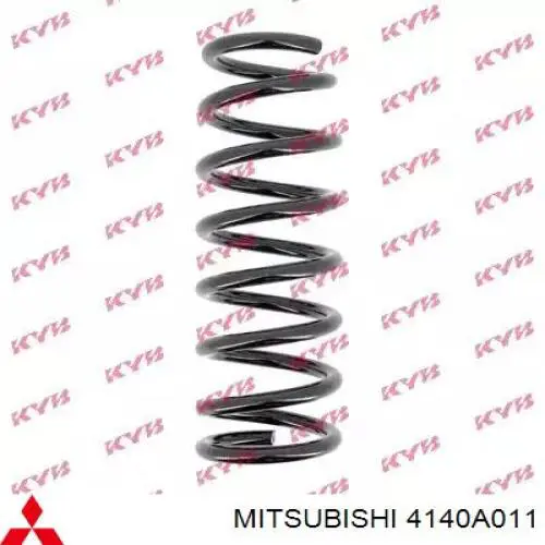 4140A011 Mitsubishi muelle de suspensión eje trasero