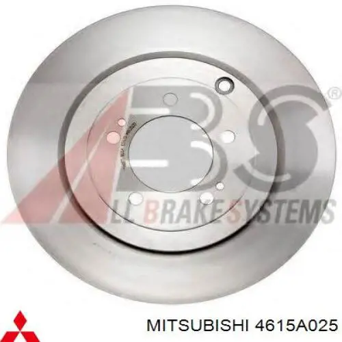 4615A025 Mitsubishi disco de freno trasero