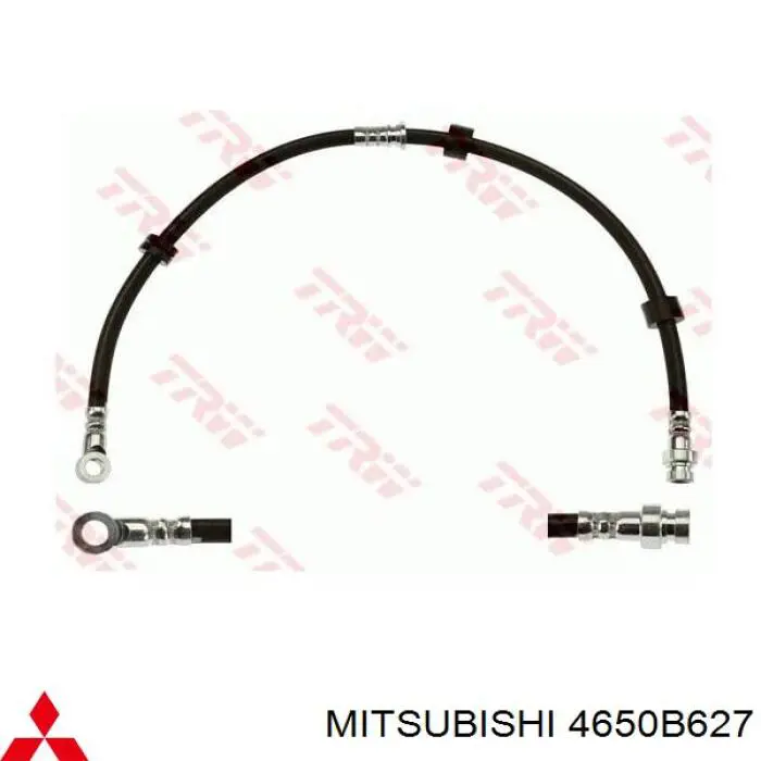 4650B627 Mitsubishi tubo flexible de frenos trasero