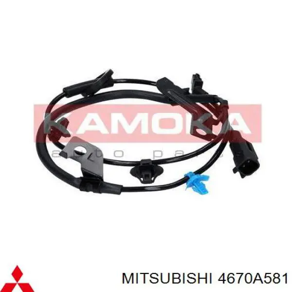 4670A581 Mitsubishi sensor abs trasero izquierdo