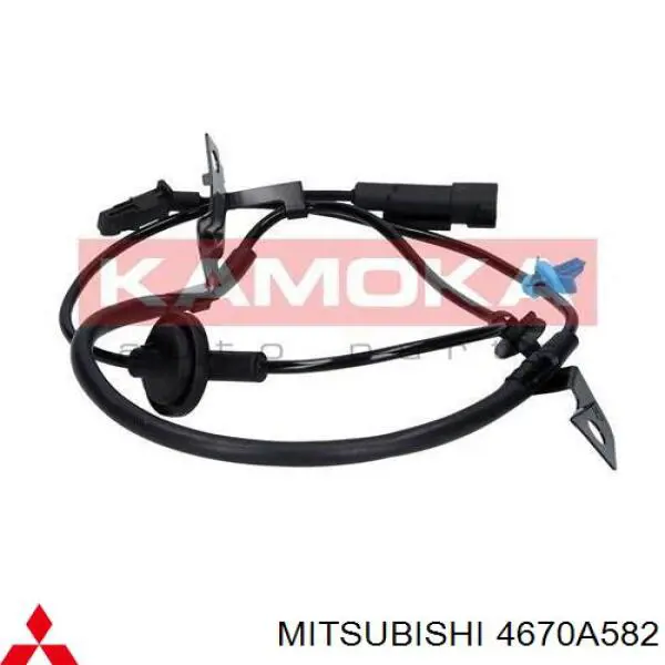 4670A582 Mitsubishi sensor abs trasero derecho