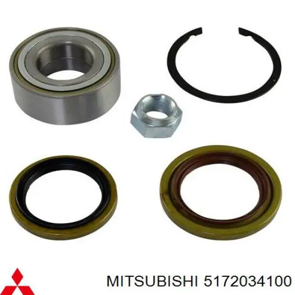 5172034100 Mitsubishi cojinete de rueda delantero