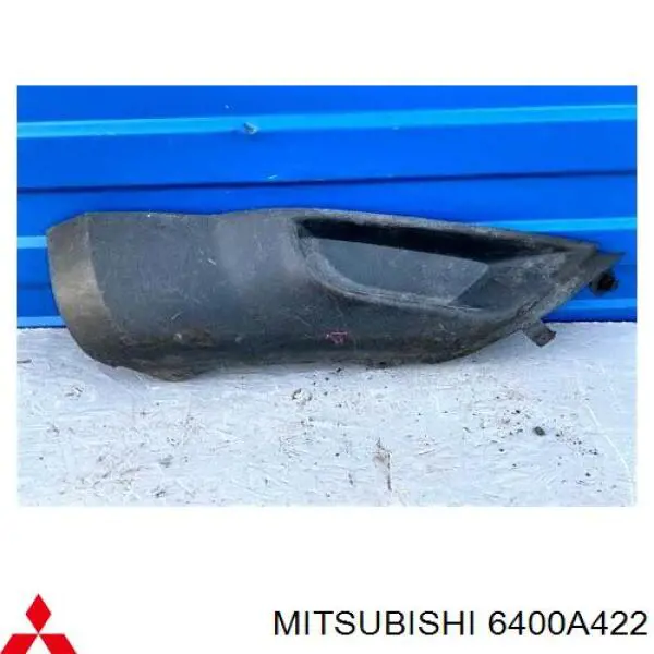  Listón embellecedor/protector, parachoques delantero central para Mitsubishi Outlander CWW