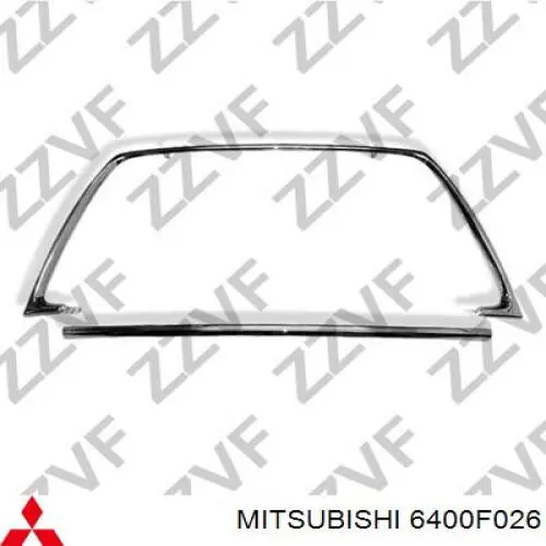  Superposicion (Molde) De Rejilla Del Radiador para Mitsubishi Outlander CWW