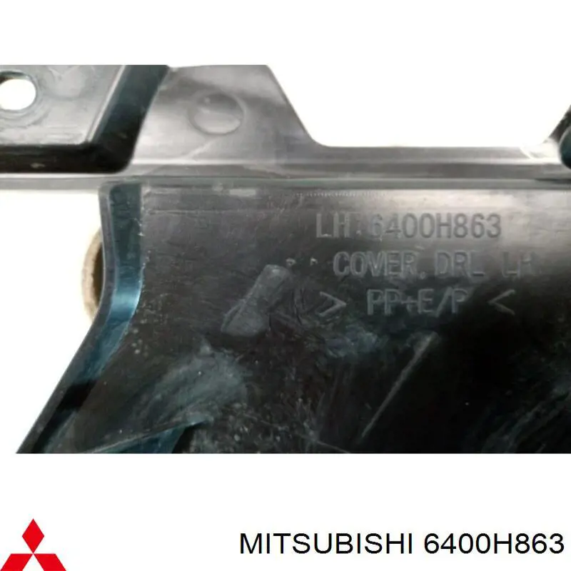  Listón embellecedor/protector, parachoque delantero izquierdo para Mitsubishi ASX GA