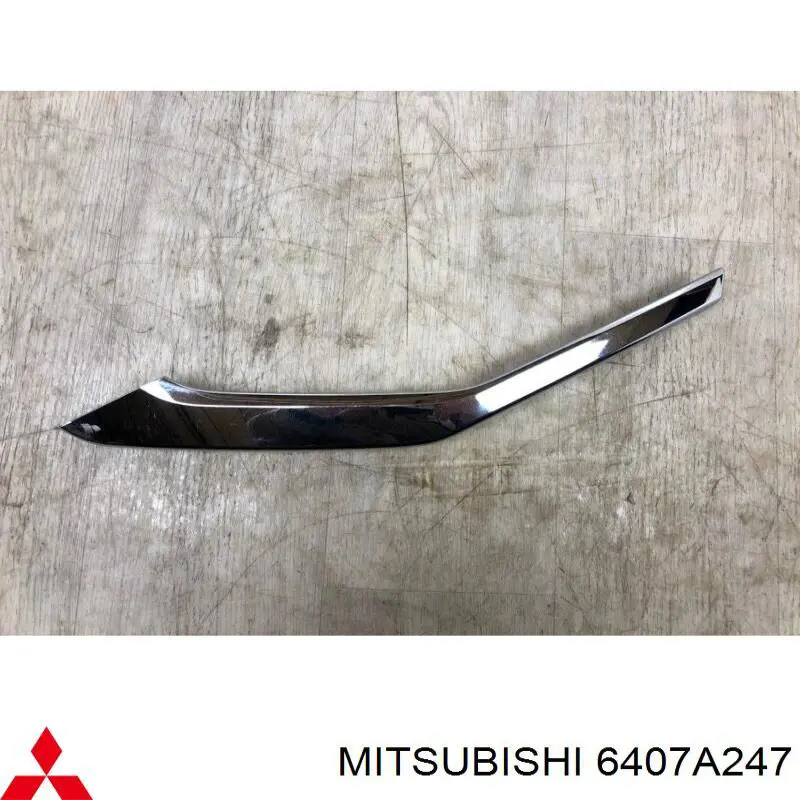  Moldura de parachoques delantero izquierdo para Mitsubishi Eclipse GK, GL