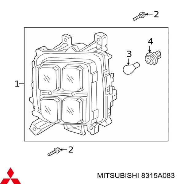  Faro antiniebla izquierdo para Mitsubishi ASX GA