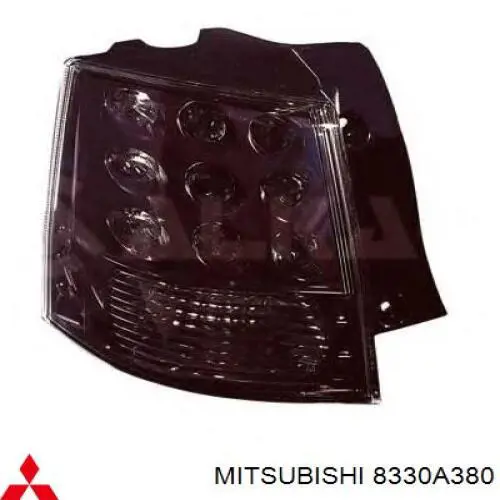  Piloto posterior exterior derecho para Mitsubishi Outlander 2 