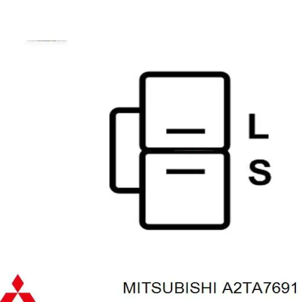 A2TA7691 Mitsubishi alternador