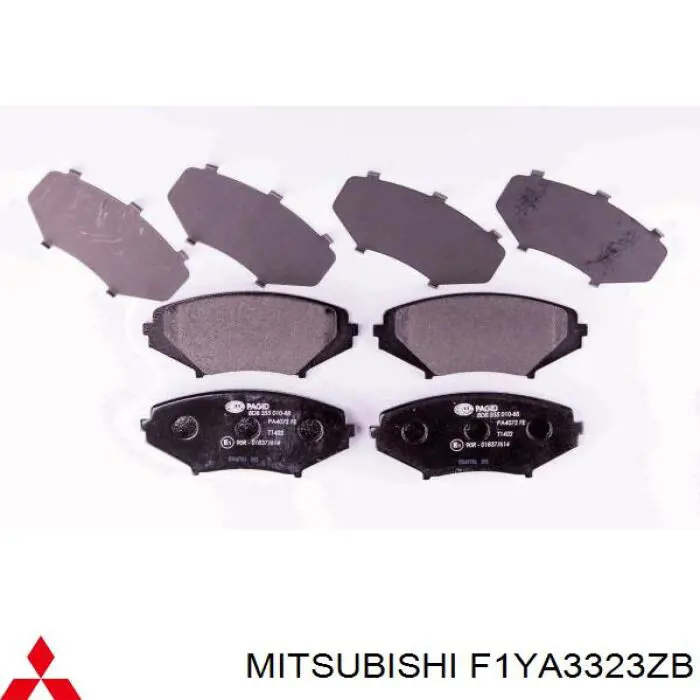 F1YA3323ZB Mitsubishi pastillas de freno delanteras