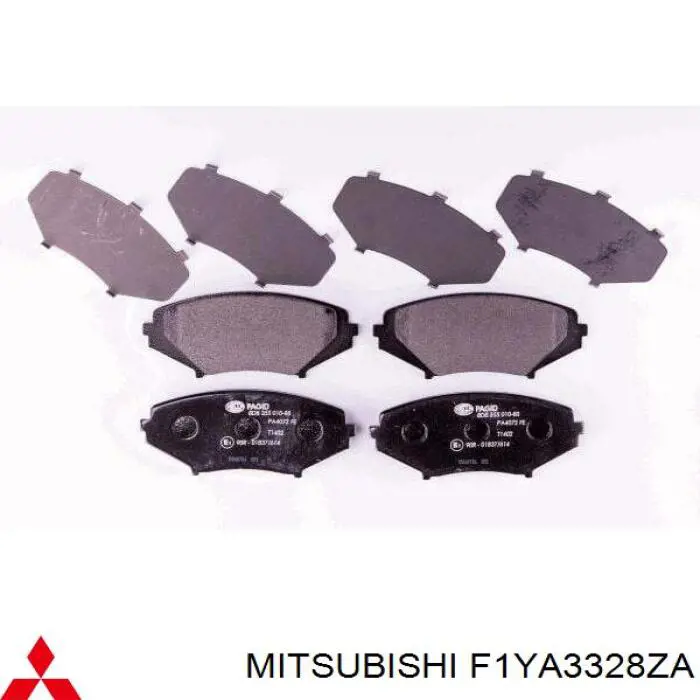 F1YA3328ZA Mitsubishi pastillas de freno delanteras