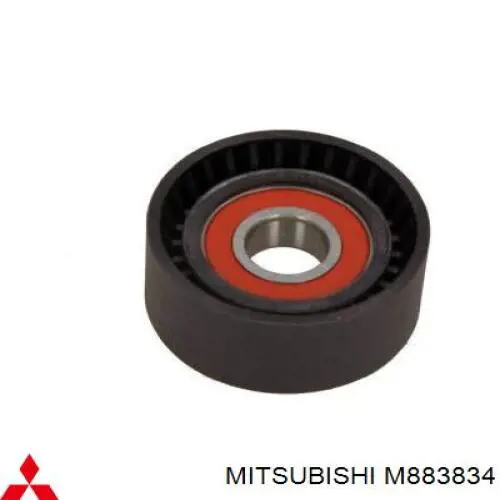 M883834 Mitsubishi polea inversión / guía, correa poli v