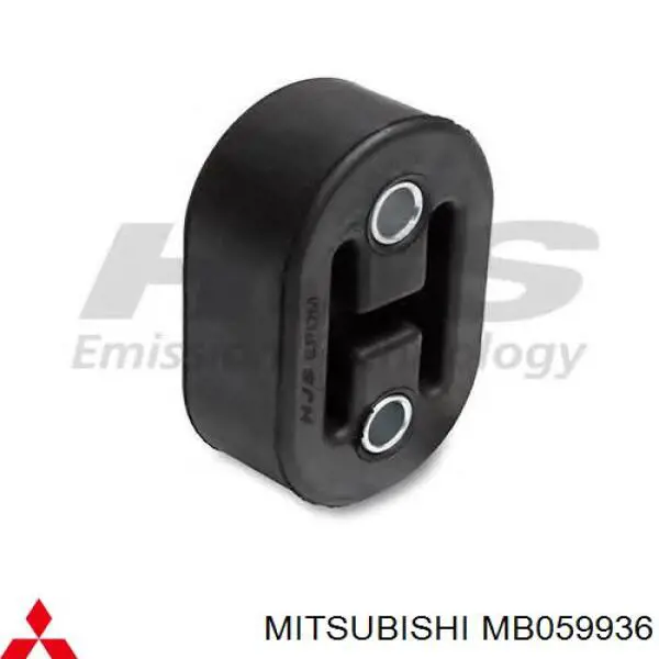 MB059936 Mitsubishi soporte, silenciador