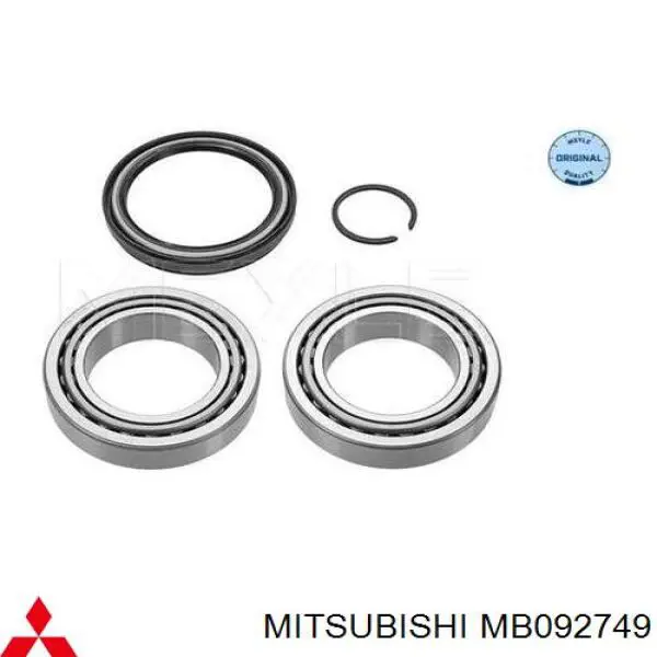 MB092749 Mitsubishi cojinete de rueda delantero