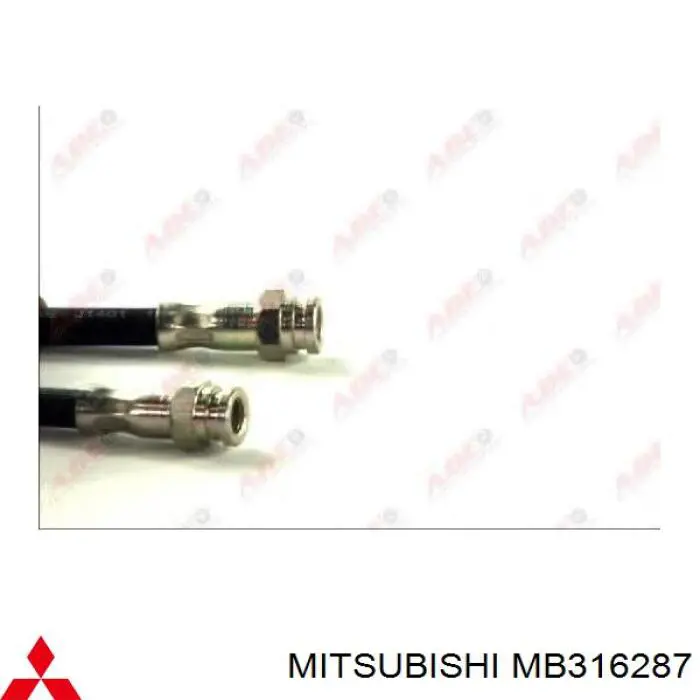 MB316287 Mitsubishi tubo flexible de frenos trasero