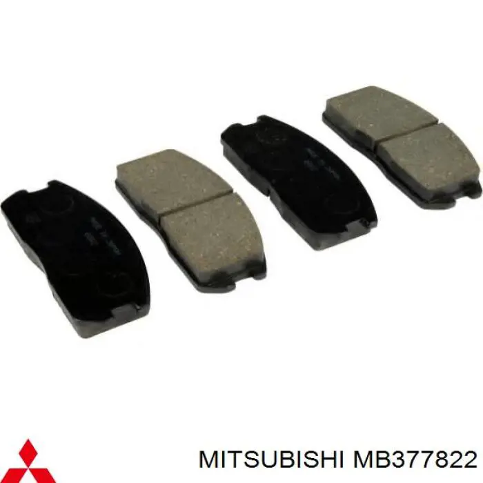 mb377822 Mitsubishi pastillas de freno delanteras