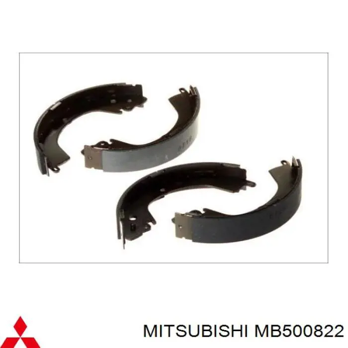 MB500822 Mitsubishi zapatas de frenos de tambor traseras