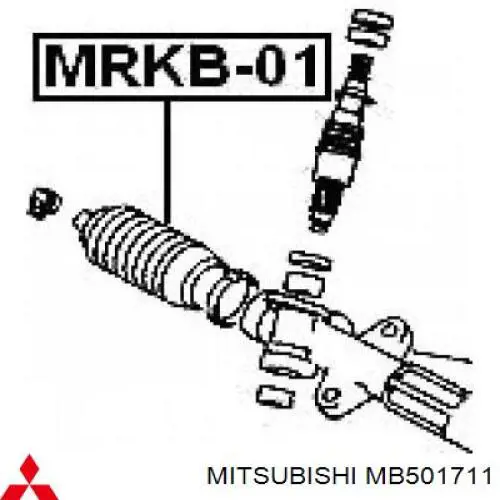 MB501711 Mitsubishi fuelle, dirección