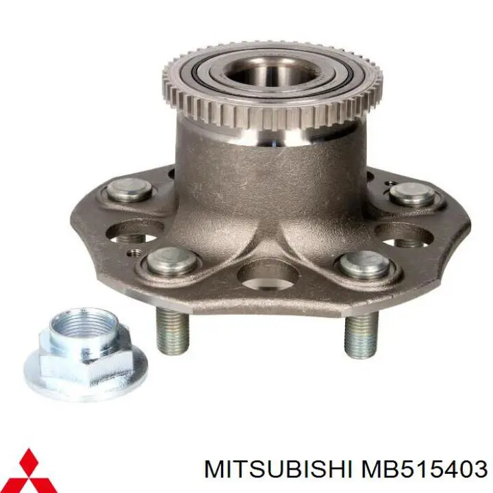 MB515403 Mitsubishi tuerca, cubo de rueda trasero