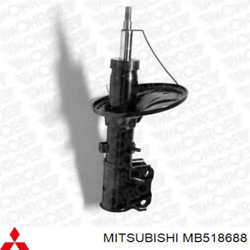 MB518688 Mitsubishi amortiguador delantero