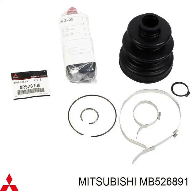 MB526891 Mitsubishi fuelle, árbol de transmisión delantero exterior