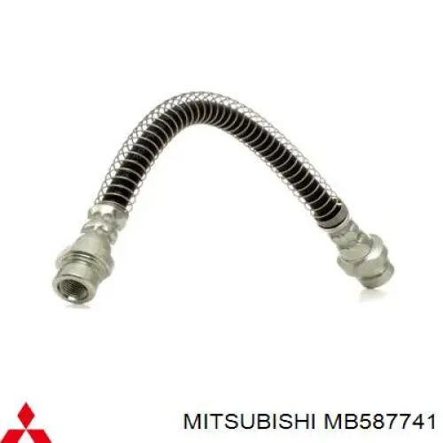 MB587741 Mitsubishi tubo flexible de frenos trasero