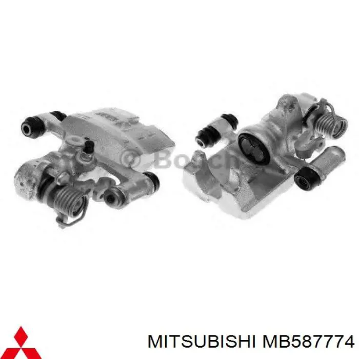  Pinza de freno trasera izquierda para Mitsubishi Galant 6 