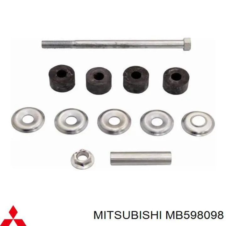 MB598098 Mitsubishi soporte de barra estabilizadora trasera