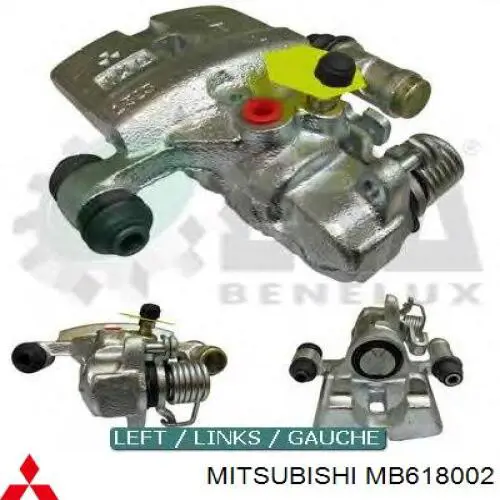  Pinza de freno trasera izquierda para Mitsubishi Eclipse 1 