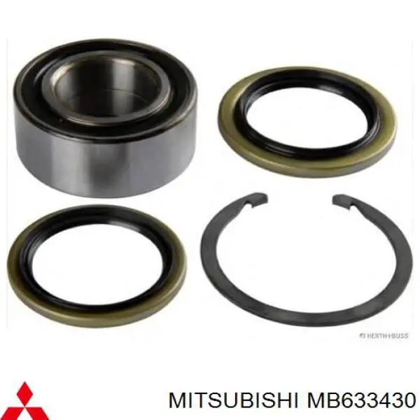 MB633430 Mitsubishi cojinete de rueda delantero