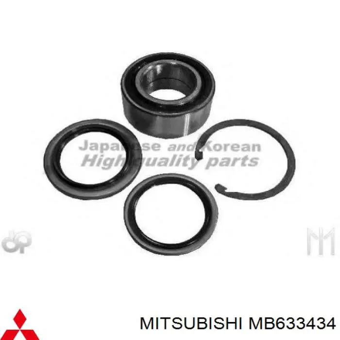  Anillo retén, cubo de rueda delantero exterior para Mitsubishi Sigma F16A