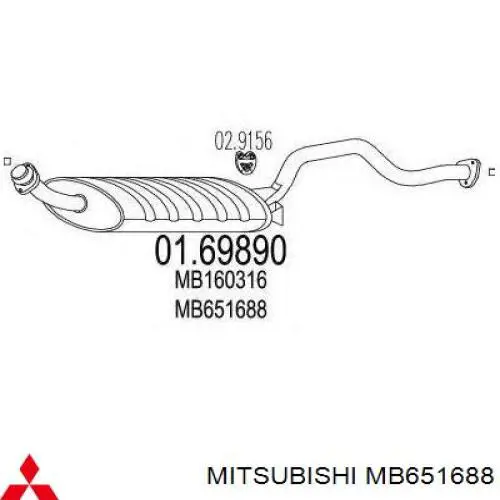 MB651688 Mitsubishi 