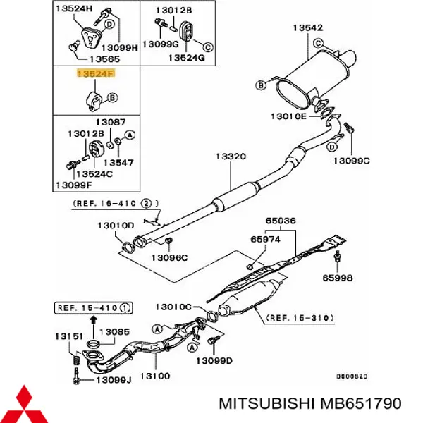 MB651790 Mitsubishi 