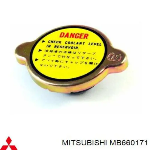 MB660171 Mitsubishi tapa de radiador