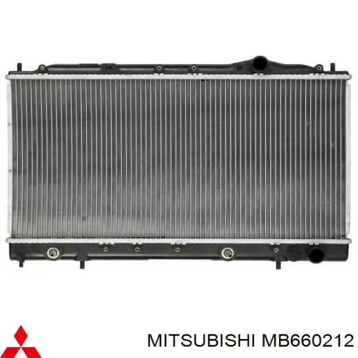 MB660212 Mitsubishi radiador refrigeración del motor