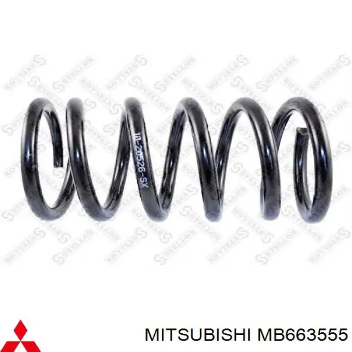  Muelle de suspensión eje trasero para Mitsubishi Space Wagon N3W, N4W