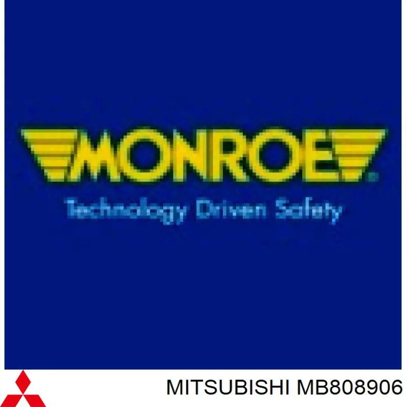 MB808906 Mitsubishi amortiguador delantero izquierdo