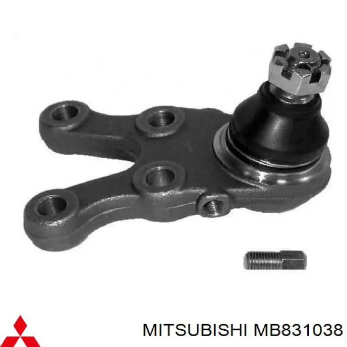 MB831038 Mitsubishi rótula de suspensión inferior derecha