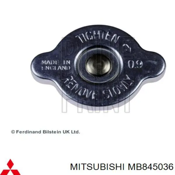 MB845036 Mitsubishi tapa de radiador