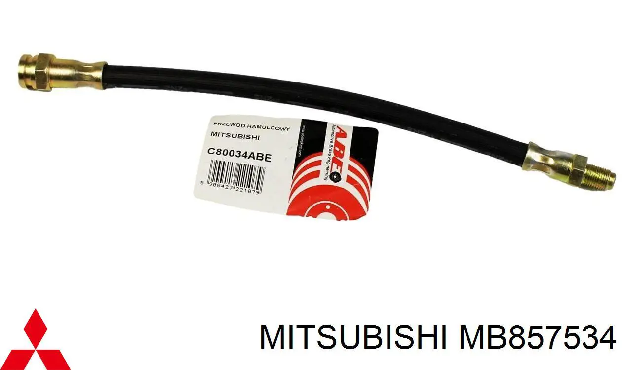 MB857534 Mitsubishi tubo flexible de frenos trasero