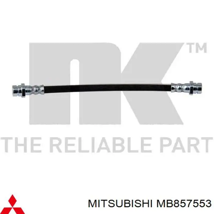 MB857553 Mitsubishi tubo flexible de frenos trasero