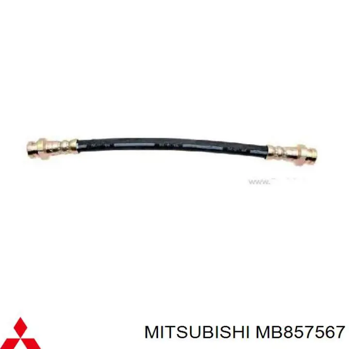 MB857567 Mitsubishi tubo flexible de frenos trasero