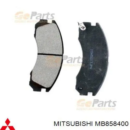 MB858400 Mitsubishi pastillas de freno delanteras