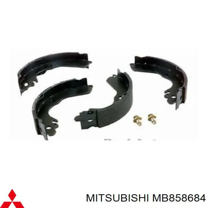 MB858684 Mitsubishi zapatas de frenos de tambor traseras