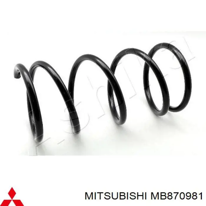 MB870981 Mitsubishi muelle de suspensión eje delantero