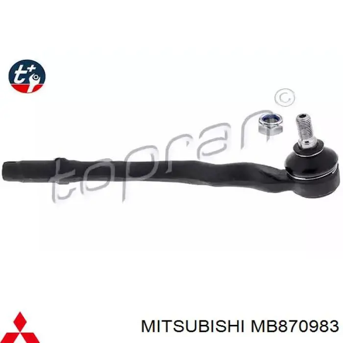 MB870983 Mitsubishi muelle de suspensión eje delantero