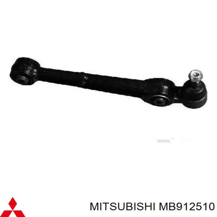 MB912510 Mitsubishi barra oscilante, suspensión de ruedas delantera, inferior derecha